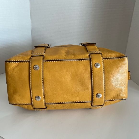 MICHAEL MICHAEL KORS Leather Double Handle Handbag Satchel - Picture 8 of 15